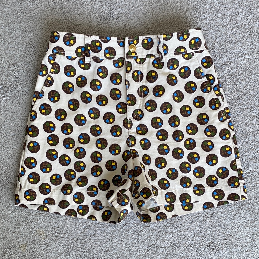 Tory Burch High Rise Floral Shorts